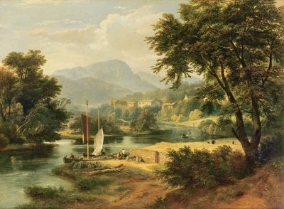 Vue de Clappersgate sur la rivière Brathay au-dessus de Windermere - Ramsay Richard Reinagle